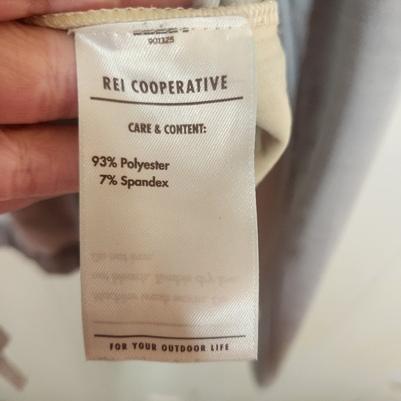 REI Co-Op Take Your time Pullover Size Small Gray Cowl Neck Tie Waist - Picture 10 of 15